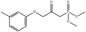 Dimethyl (2-oxo-3-(m-tolyloxy)propyl)phosphonate Structural