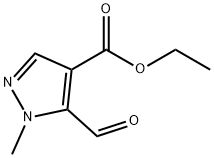 ethyl 5-formyl-1-methyl-1H-pyrazole-4-carboxylate Structural