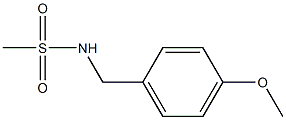N-[(4-Methoxyphenyl)Methyl]Methanesulfonamide Structural