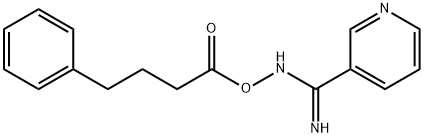 N-((4-phenylbutanoyl)oxy)nicotinimidamide Structural