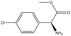 METHYL (2S)-2-AMINO-2-(4-CHLOROPHENYL)ACETATE Structural