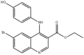 ethyl 6-bromo-4-((4-hydroxyphenyl)imino)-1,4-dihydroquinoline-3-carboxylate Structural