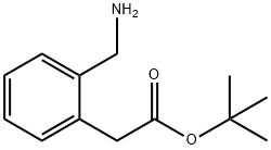 tert-butyl 2-(2-(aminomethyl)phenyl)acetate Structural