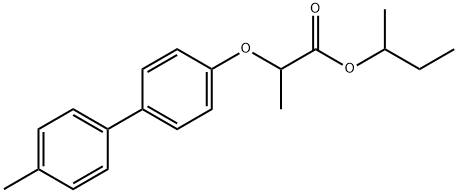 sec-butyl 2-((4'-methyl-[1,1'-biphenyl]-4-yl)oxy)propanoate Structural