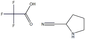 pyrrolidine-2-carbonitrile 2,2,2-trifluoroacetate Structural