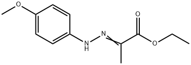 ethyl (E)-2-(2-(4-methoxyphenyl)hydrazono)propanoate Structural