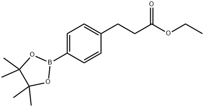 ethyl 3-(4-(4,4,5,5-tetramethyl-1,3,2-dioxaborolan-2-yl)phenyl)propanoate Structural