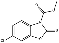 methyl 6-chloro-2-thioxobenzo[d]oxazole-3(2H)-carboxylate Structural