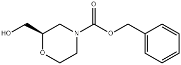 R-N-Cbz-2-Hydroxymethylmorpholine Structural