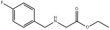 ethyl 2-[(4-fluorobenzyl)amino]acetate Structural