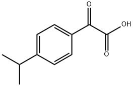 2-(4-isopropylphenyl)-2-oxoacetic acid Structural