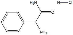 a-Amino-benzeneacetamide HCl Structural