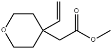 methyl (4-vinyltetrahydropyran-4-yl)acetate Structural