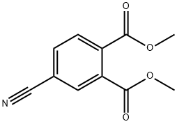 dimethyl 4-cyanophthalate Structural