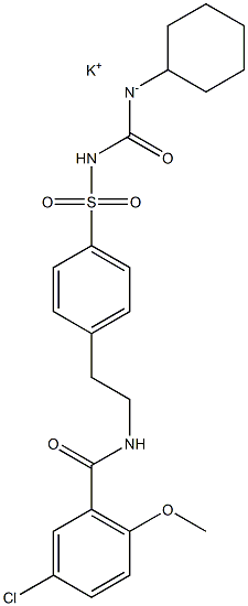 Glyburide (potassium salt) Structural