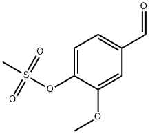 METHANESULFONIC ACID 4-FORMYL-2-METHOXY-PHENYL ESTER Structural