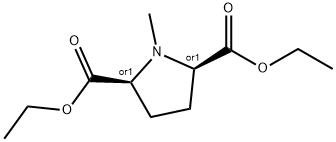 diethyl cis-1-methylpyrrolidine-2,5-dicarboxylate Structural