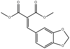 Dimethyl 2-(1,3-benzodioxol-5-ylmethylene)malonate(WXG01577) Structural