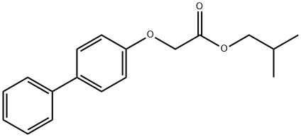 isobutyl 2-([1,1'-biphenyl]-4-yloxy)acetate Structural