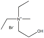 Diethyl(2-hydroxyethyl)methylammonium bromide Structural