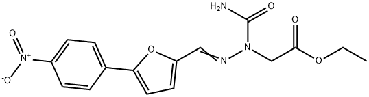 2-[1-(Aminocarbonyl)-2-[[5-(4-nitrophenyl)-2-furanyl]methylene]hydrazinyl]-acetic Acid Ethyl Ester