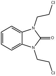 1,3-bis(2-chloroethyl)benzimidazolin-2-one Structural