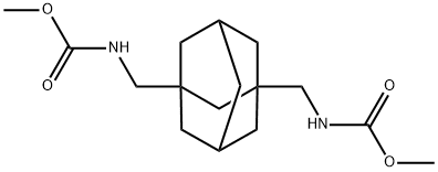 dimethyl (adamantane-1,3-diylbis(methylene))dicarbamate Structural