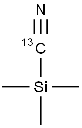 Trimethylsilyl cyanide-13C
		
	 Structural