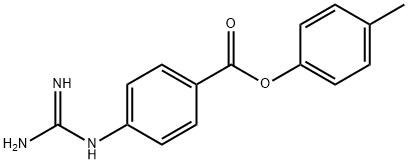 p-tolyl 4-guanidinobenzoate Structural