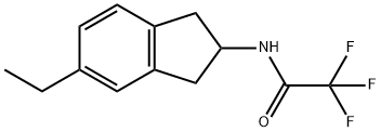 Acetamide, N-(5-ethyl-2,3-dihydro-1H-inden-2-yl)-2,2,2-trifluoro- Structural