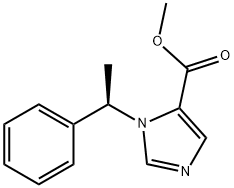 methyl (R)-1-(1-phenylethyl)-1H-imidazole-5-carboxylate Structural