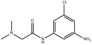 N-(3-amino-5-chlorophenyl)-2-(dimethylamino)acetamide Structural