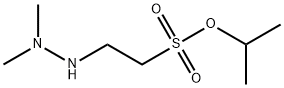 isopropyl 2-(2,2-dimethylhydrazinyl)ethanesulfonate Structural