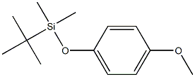 Silane, (1,1-dimethylethyl)(4-methoxyphenoxy)dimethyl- Structural