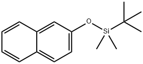 Silane, (1,1-dimethylethyl)dimethyl(2-naphthalenyloxy)- Structural