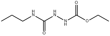 ethyl 2-(propylcarbamoyl)hydrazinecarboxylate Structural