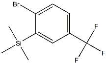 Silane, [2-bromo-5-(trifluoromethyl)phenyl]trimethyl- Structural