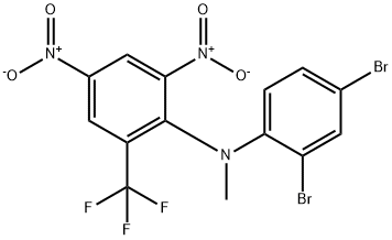 N-(2,4-dibromophenyl)-N-methyl-2,4-dinitro-6-(trifluoromethyl)aniline Structural