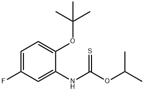 O-isopropyl(2-(tert-butoxy)-5-fluorophenyl)carbamothioate Structural