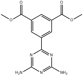 dimethyl 5-(4,6-diimino-1,4,5,6-tetrahydro-1,3,5-triazin-2-yl)isophthalate Structural