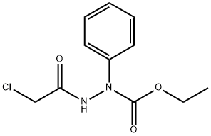 ethyl 2-(2-chloroacetyl)-1-phenylhydrazinecarboxylate Structural