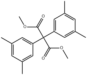 dimethyl 2,2-bis(3,5-dimethylphenyl)malonate Structural