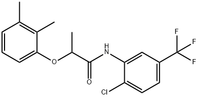 N-[2-chloro-5-(trifluoromethyl)phenyl]-2-(2,3-dimethylphenoxy)propanamide Structural