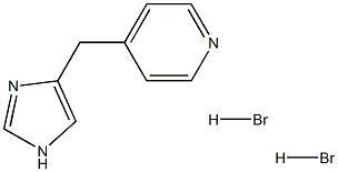 Pyridine,4-(1H-imidazol-4-ylmethyl)-,dihydrobromide Structural