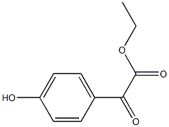 Ethyl 2-(4-hydroxyphenyl)-2-oxoacetate Structural
