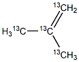 Isobutylene-13C4 Structural
