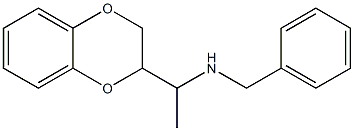 N-benzyl-1-(2,3-dihydro-1,4-benzodioxin-2-yl)ethanamine Structural