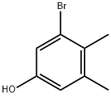 3-Bromo-4,5-dimethylphenol Structural