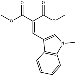 dimethyl 2-((1-methyl-1H-indol-3-yl)methylene)malonate Structural