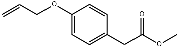 methyl 2-(4-(allyloxy)phenyl)acetate Structural